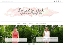 Tablet Screenshot of dousedinpink.com